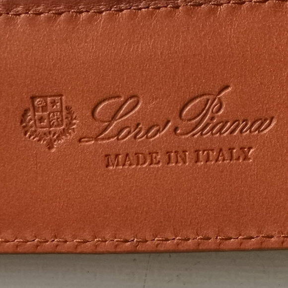 NWT LORO PIANA Women Leather Belt ,Size:32 - Picture 7 of 8